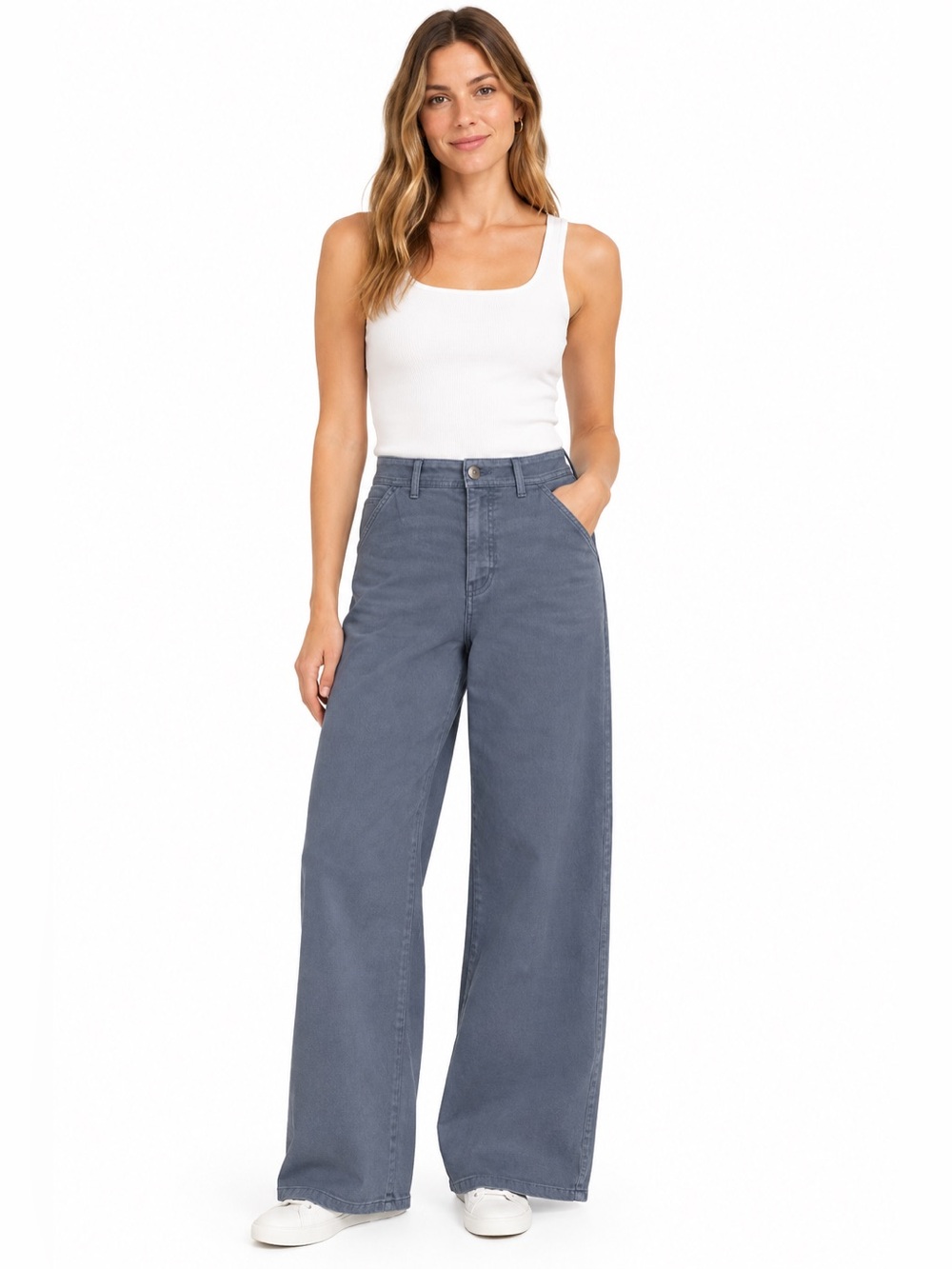 Anthropologie Pilcro Flat Front Trouser Denim (25)